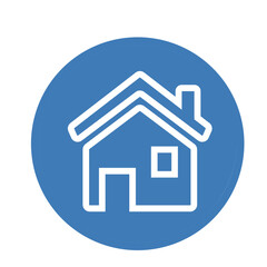 Address Icon in Blue