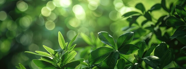 Soft Greenery of the New Season