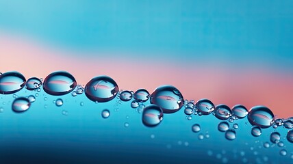 Water drops or oil bubbles