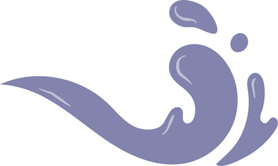 Abstract Paint Color Splash Illustration