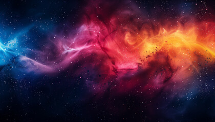 Colorful cosmic wallpaper, milky way galaxy