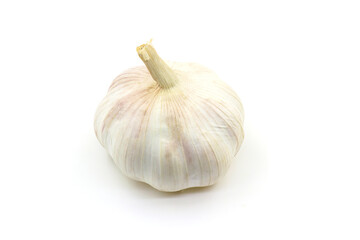 garlic isolated on white background