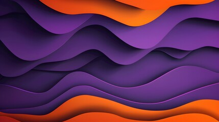 purple and orange purple wave background 