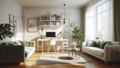 Fototapeta premium modern living room