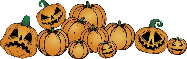 PUMKIN ORANGE HALLOWEEN