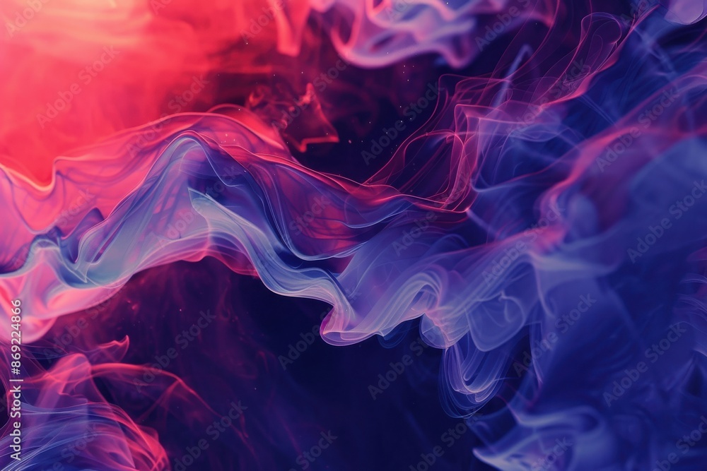 Poster creating text in a unique abstract design