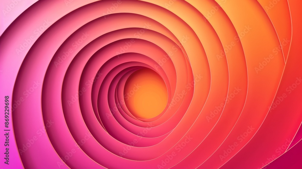 Poster a beautiful circular cut-paper background with radial cutouts. a banner template with subtle circles