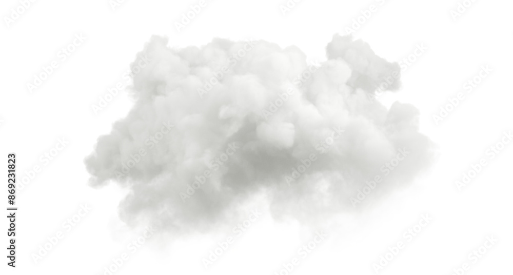 Canvas Prints white fluffy clouds drifting isolate on transparent backgrounds 3d render png