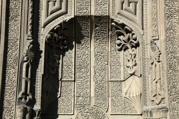 Ince Minareli Madrasa built in the 13th century in Seljuk period in Konya.