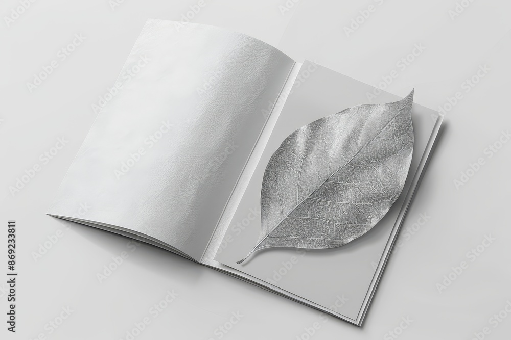 Poster the mockup depicts an a4 size reinforced folder with letterhead inside, isolated on white. this is a