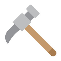 Hammer Vector Flat Icon Design