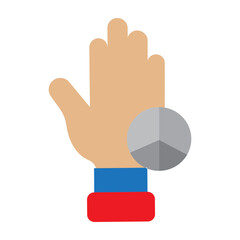 Peace Vector Flat Icon Design