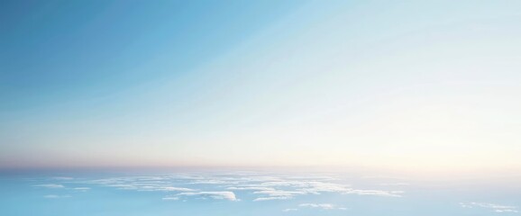 Obraz premium Gentle Sky Blue To Pale Gray Gradient , Wallpapers HD, Background