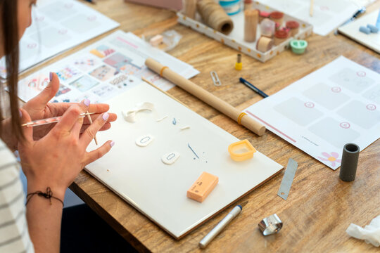 Fun and creative polymer clay jewelry making workshop