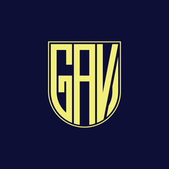 gav letter logo design