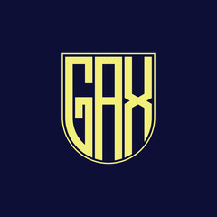 gax letter logo design