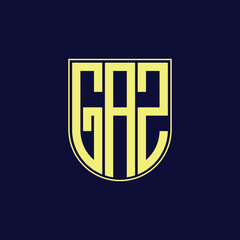 gaz letter logo design