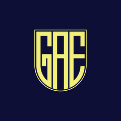 gae letter logo design