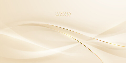golden abstract background with luxury vector illustration