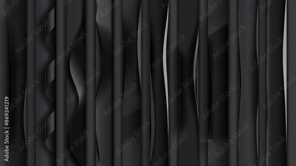 Poster intriguing shadow strips isolated on transparent background. gradient borders with soft edges. black