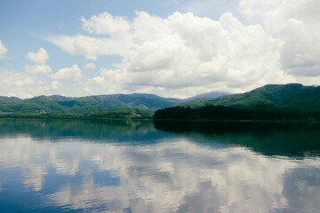 Opening clip, top view, mountain view at Phipun District ,The village with the best weather in Thailand.