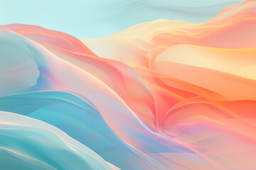 Obraz premium A beautiful abstract wallpaper that captures the fluidity of motion with abstract lines and suggesting movement and energy by Playing with gradient colors and transparency to enhance the dynamic feel