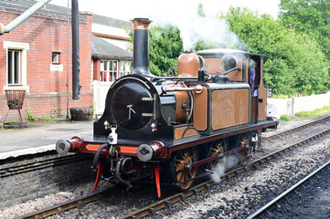 (LB&SCR) A1 Class steam locomotive built in Brighton in 1872. 