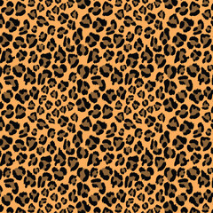 Textile Digital Design Fabric Print Wallpaper Stock shirt designs,Seamless leopard print. Vector pattern, texture, background