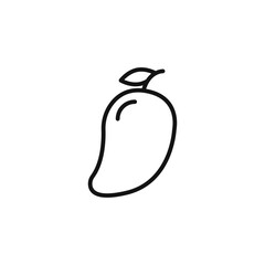 Mango icon logo sign vector outline