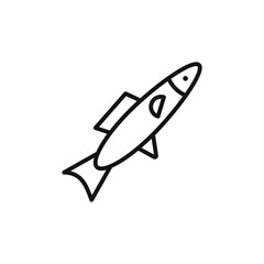 pike icon logo sign vector outline