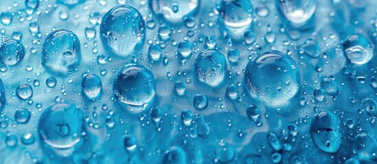 Background of water droplets