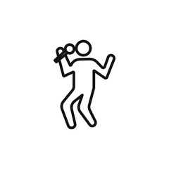 Sing icon logo sign vector outline