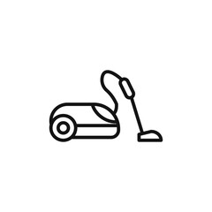 Vacuum cleaner Icon logo sign vector outline