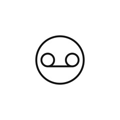 Voicemail icon logo sign vector outline