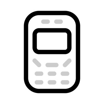 keypad icon with duoline style, perfect for user interface projects