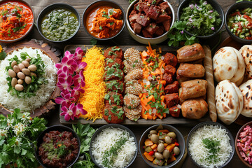 thai food in a market