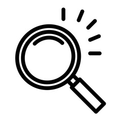 Magnifiying glass icon
