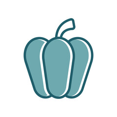 paprika icon vector design template simple and clean