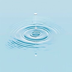 A Drop of Water Submerged in Water