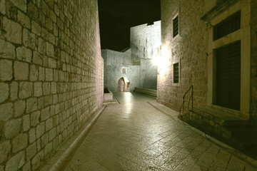 Dubrovnik city- popular place for tourism, wonderful architecture of famous croatian city,...