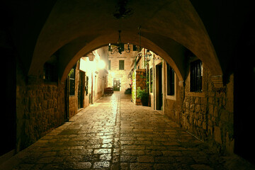 Dubrovnik city- popular place for tourism, wonderful architecture of famous croatian city, Dalmatia, Europe, Croatia 