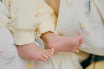 1-month-old newborn girl