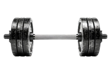 Fototapeta premium Barbell isolated on transparent background