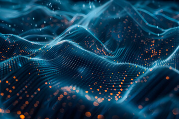 digital background is ideal for technological operations, neural networks, AI, data transmission, encryption, digital archives, audio and visual representations, and scientific research.