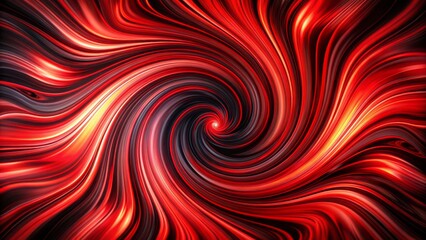 Vibrant red and black swirling abstract background with dynamic shapes and bold textures, evoking intense energy and artistic expression.