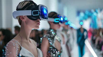 A VR fashion showcase had models on virtual runways, viewed by headset-wearing audiences. Designs dazzled.
