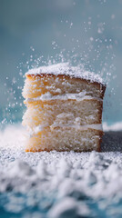 Bread cake macro close up