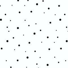 polka dot pattern on white background. Straight dot pattern for backdrop and wallpaper template. Simple classic polka dot lines with repeat stripes 