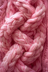 Pink Wool Texture Seamless Background