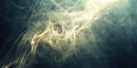 Obraz premium A blurry image of smoke in the air, perfect for conveying a sense of uncertainty or ambiguity
